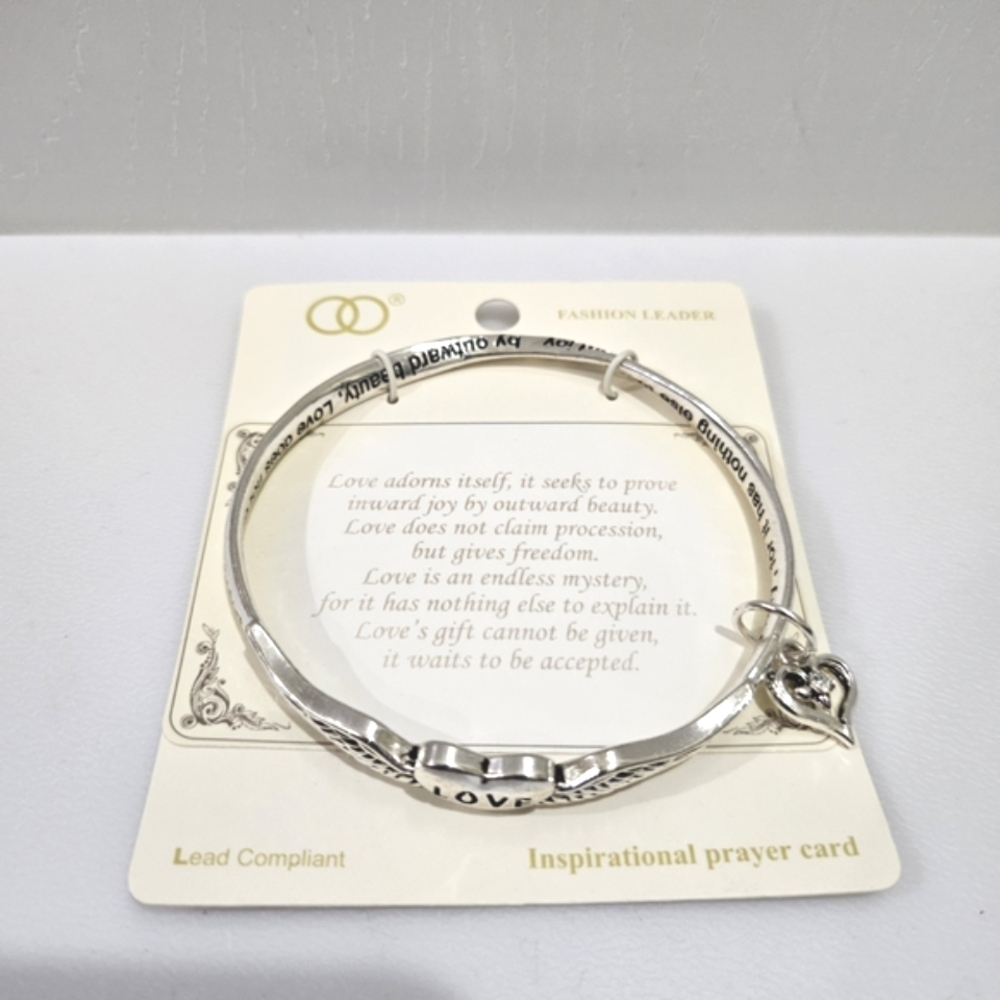 Inspirational Bangle Bracelet